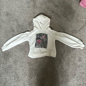 Cropped sweatshirt size youth large (10/12)